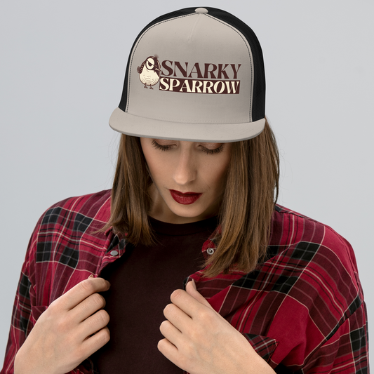SnarkySparrow Branded Trucker Cap
