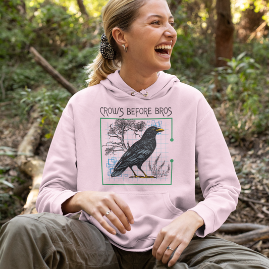 Crows Before Bros Hoodie