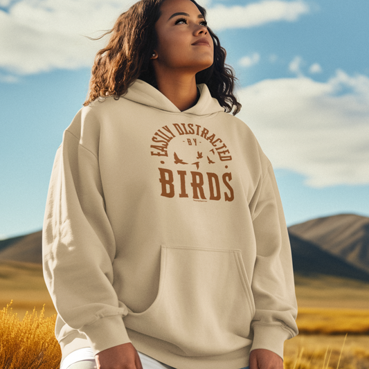 Easily Distracted by Birds Hoodie