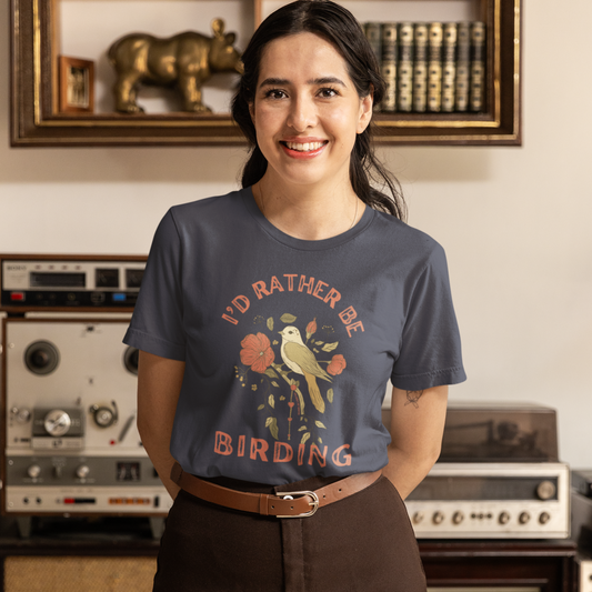 I'd Rather Be Birding T-Shirt