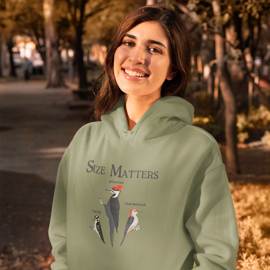 Size Matters – Woodpecker Edition - Hoodie