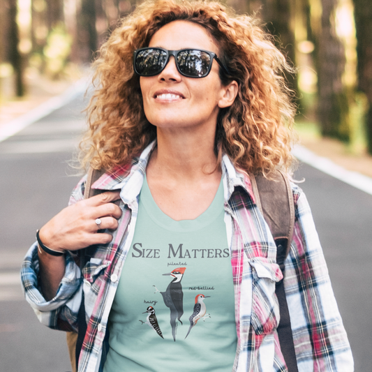 Size Matters – Woodpecker Edition - T-Shirt