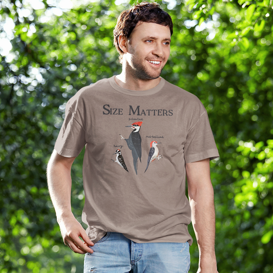 Size Matters – Woodpecker Edition - T-Shirt