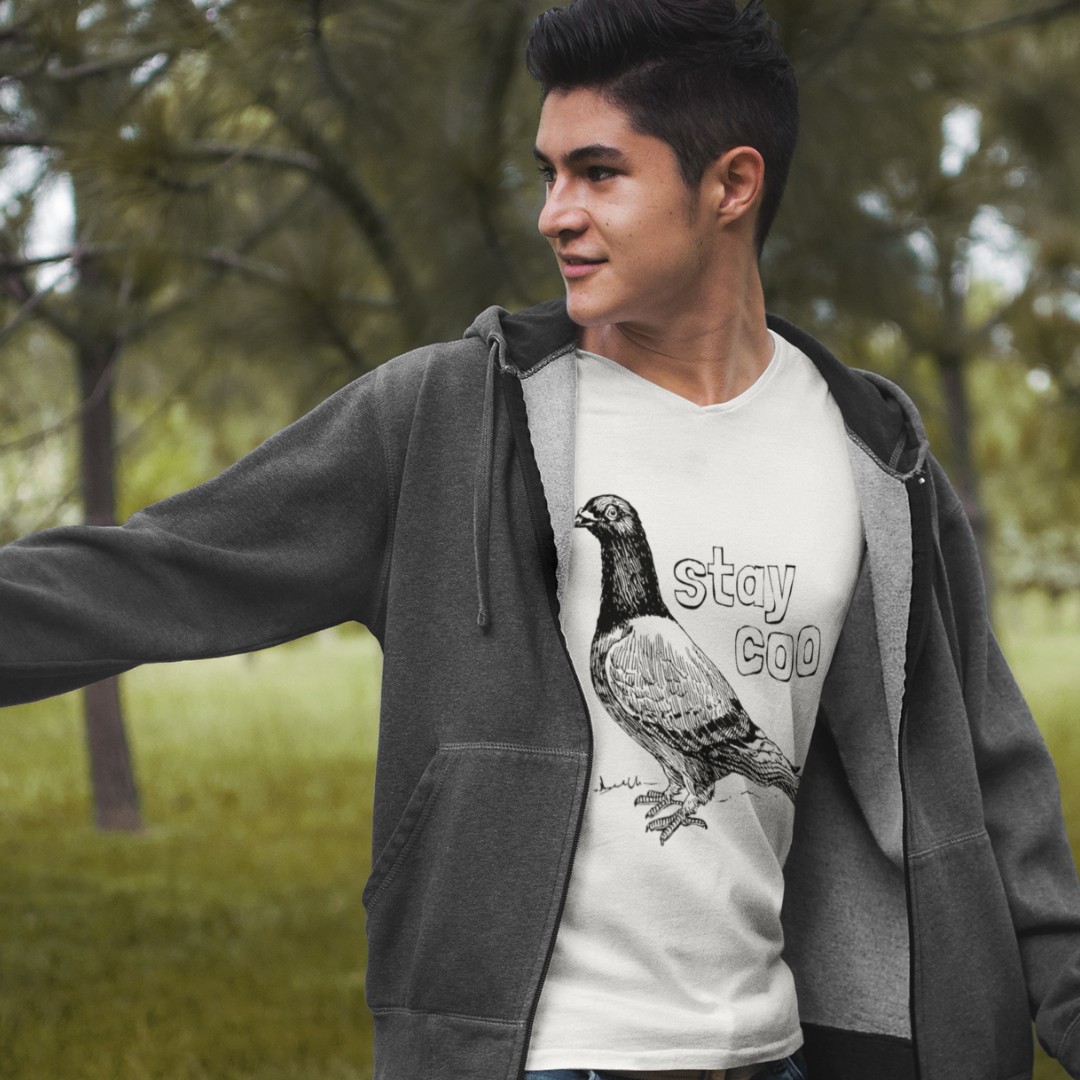 Stay Coo - Pigeon Pun T-Shirt