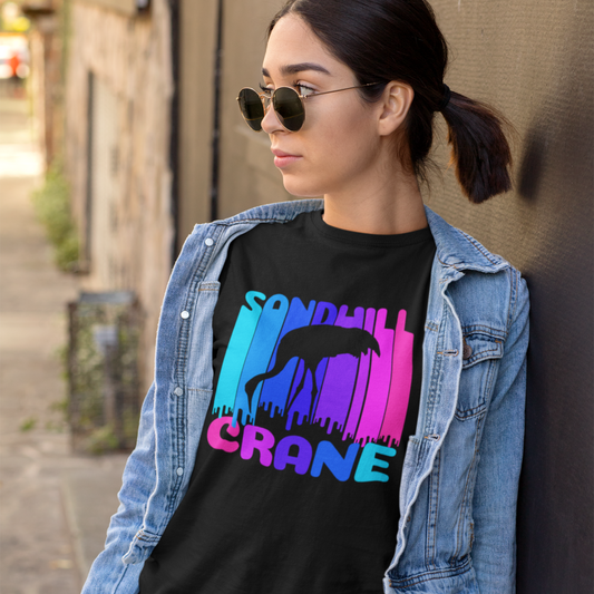 Drip Sandhill Crane T-Shirt