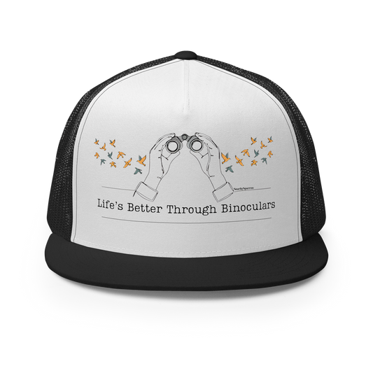 Life Is Better Through Binoculars Hat