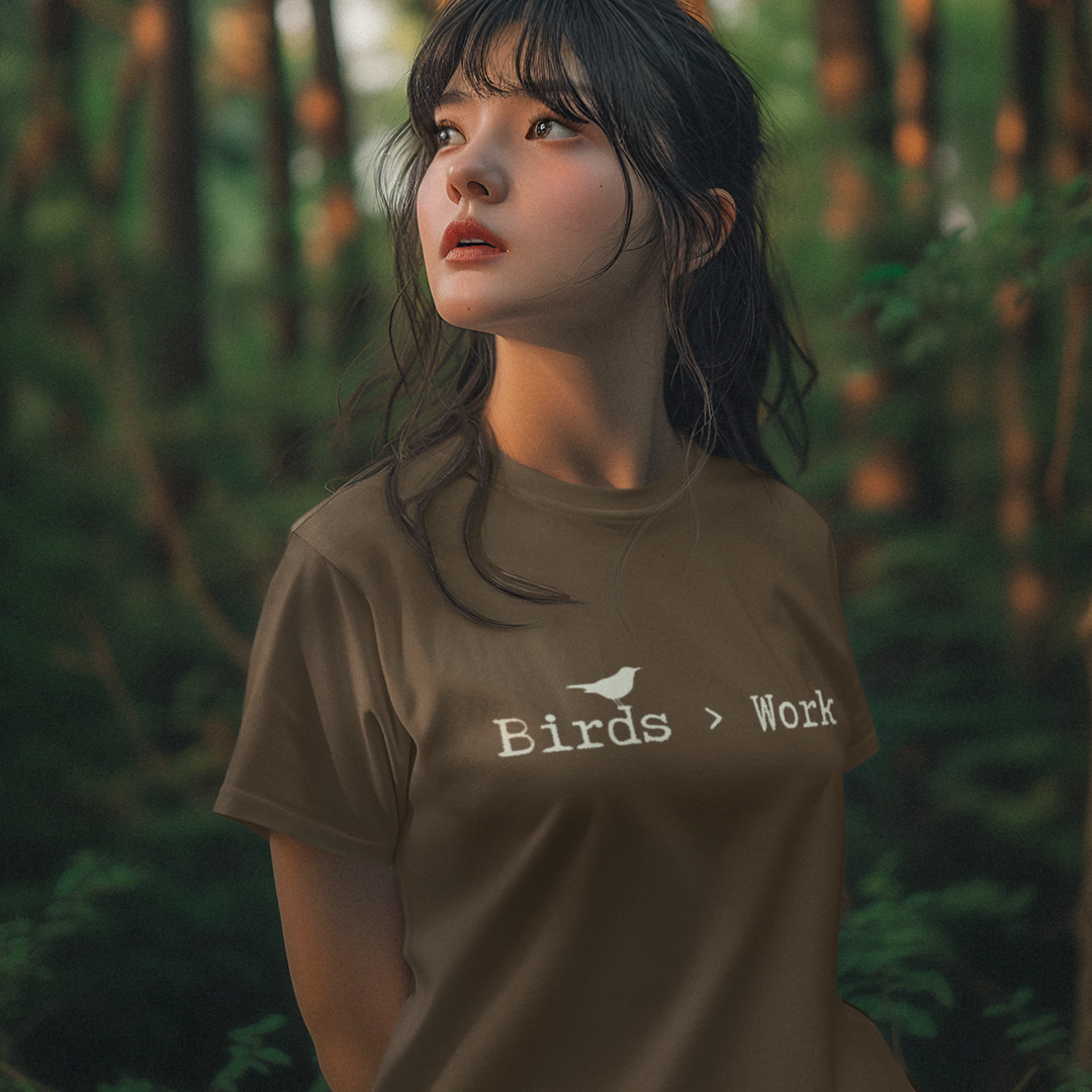 Birds are Better Than Work T-Shirt