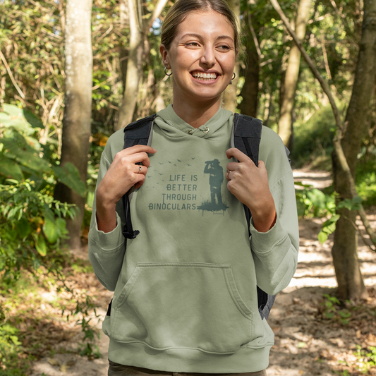 Life Is Better Through Binoculars Hoodie