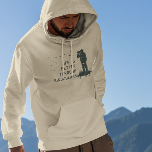 Life Is Better Through Binoculars Hoodie