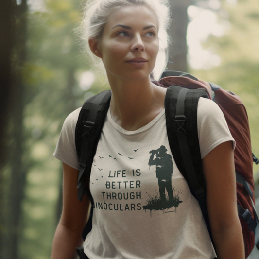 Life Is Better Through Binoculars T-Shirt