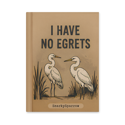 I Have No Egrets Field Notes - Hardcover